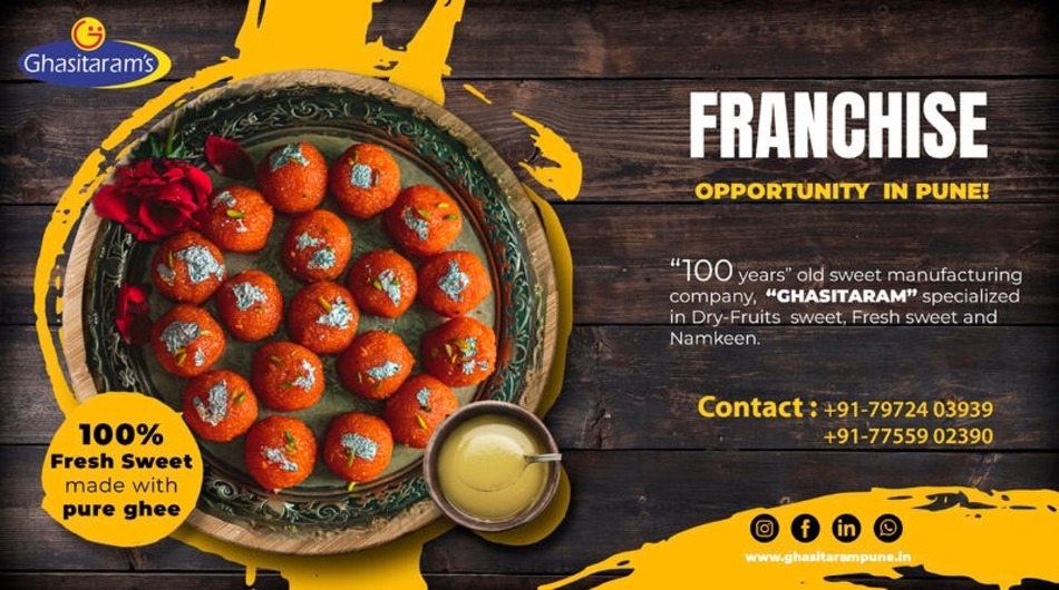 Ghasitaram’s Franchise | Dealership Details, Apply Now